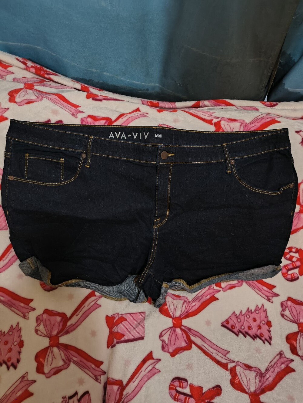 Ava & Viv Denim Short Shorts